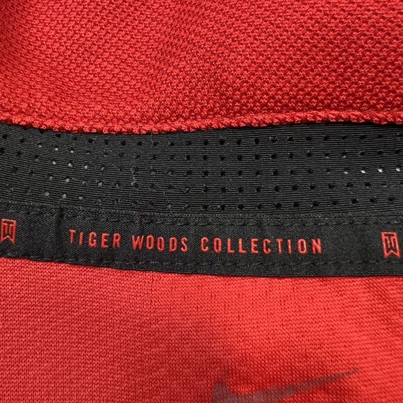 Nike Dri-FIT ADV TW Tiger Woods Men's Golf Polo Red Camo Size 2XL DR5327-687 - Picture 12 of 13